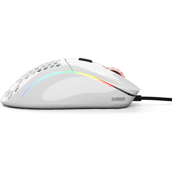Glorious Model D- Minus Gaming Mouse Rgb - Glossy White Glorious Model D- Minus Gaming Mouse Rgb - Glossy White