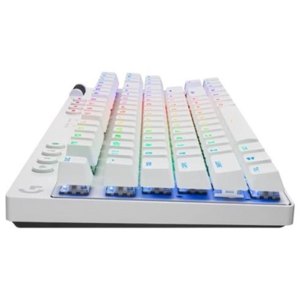 LOGITECH G PRO X TKL LIGHTSPEED Mechanical Gaming Keyboard - Brown Tactile - White LOGITECH G PRO X TKL LIGHTSPEED Mechanical Gaming Keyboard - Brown Tactile - White