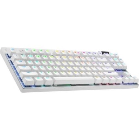 كيبورد ألعاب لاسلكي احترافي LOGITECH G PRO X TKL ميكانيكي – مفاتيح Brown Tactile، بدون لوحة أرقام (TKL)، لاسلكي LIGHTSPEED وبلوتوث – ابيض كيبورد ألعاب لاسلكي احترافي LOGITECH G PRO X TKL ميكانيكي – مفاتيح Brown Tactile، بدون لوحة أرقام (TKL)، لاسلكي LIGHTSPEED وبلوتوث – ابيض