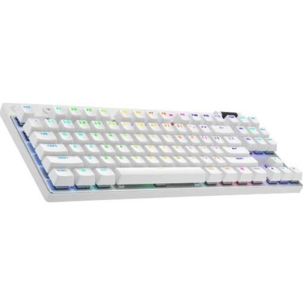 LOGITECH G PRO X TKL LIGHTSPEED Mechanical Gaming Keyboard - Brown Tactile - White LOGITECH G PRO X TKL LIGHTSPEED Mechanical Gaming Keyboard - Brown Tactile - White