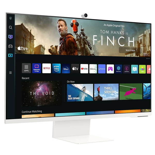 SAMSUNG 32 inch M8 Smart UHD 4K VA 60hz 4ms Type-C Speaker Webcam Bt White SAMSUNG 32 inch M8 Smart UHD 4K VA 60hz 4ms Type-C Speaker Webcam Bt White