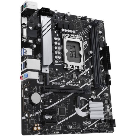 ASUS PRIME B760M-K DDR5 Motherboard - PCIe 4.0 - LGA1700 Socket - DDR5 RAM