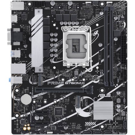 ASUS PRIME B760M-K DDR5 Motherboard - PCIe 4.0 - LGA1700 Socket - DDR5 RAM