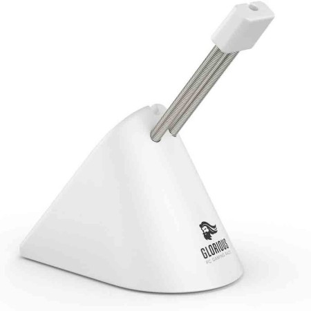 Mouse Bungee Glorious ,Weight: ~265 g ,Rubber base for grip and stability ,Reduces cable drag and improves tracking consistency - White Mouse Bungee Glorious ,Weight: ~265 g ,Rubber base for grip and stability ,Reduces cable drag and improves tracking consistency - White
