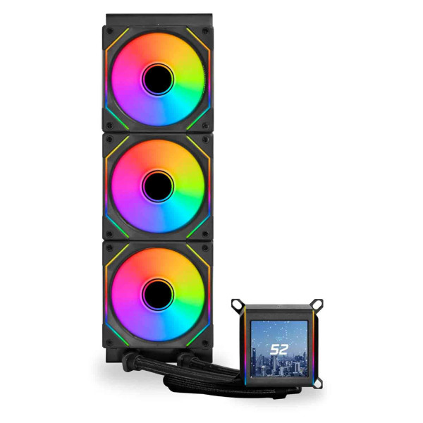 LIAN LI GALAHAD II LCD SL-INF 360 Liquid Cooler (RGB) With LCD Screen - Black LIAN LI GALAHAD II LCD SL-INF 360 Liquid Cooler (RGB) With LCD Screen - Black