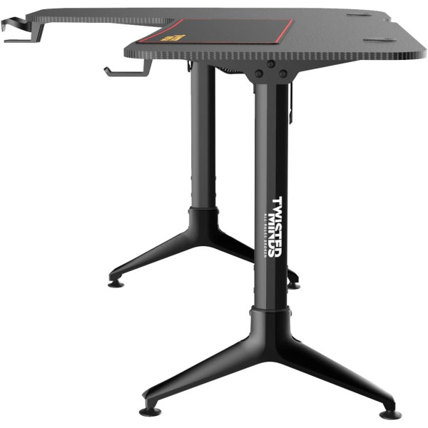 TWISTED MINDS L-SHAPED GAMING DESK CARBON FIBER TEXTURE 110 cm - RIGHT TWISTED MINDS L-SHAPED GAMING DESK CARBON FIBER TEXTURE 110 cm - RIGHT