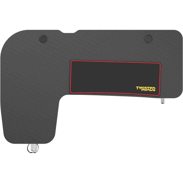 TWISTED MINDS L-SHAPED GAMING DESK CARBON FIBER TEXTURE 110 cm - RIGHT TWISTED MINDS L-SHAPED GAMING DESK CARBON FIBER TEXTURE 110 cm - RIGHT