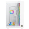 Xigmatek Aqua Ultra Air Wide Body Gaming Midtower E-Atx Case 7x Rgb Fans - White Xigmatek Aqua Ultra Air Wide Body Gaming Midtower E-Atx Case 7x Rgb Fans - White
