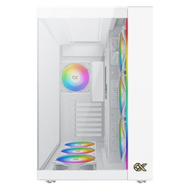 Xigmatek Aqua Ultra Air Wide Body Gaming Midtower E-Atx Case 7x Rgb Fans - White Xigmatek Aqua Ultra Air Wide Body Gaming Midtower E-Atx Case 7x Rgb Fans - White