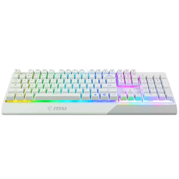 MSI Vigor GK30 RGB Gaming Keyboard Arabic Layout - WHITE MSI Vigor GK30 RGB Gaming Keyboard Arabic Layout - WHITE