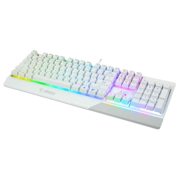MSI Vigor GK30 RGB Gaming Keyboard Arabic Layout - WHITE MSI Vigor GK30 RGB Gaming Keyboard Arabic Layout - WHITE