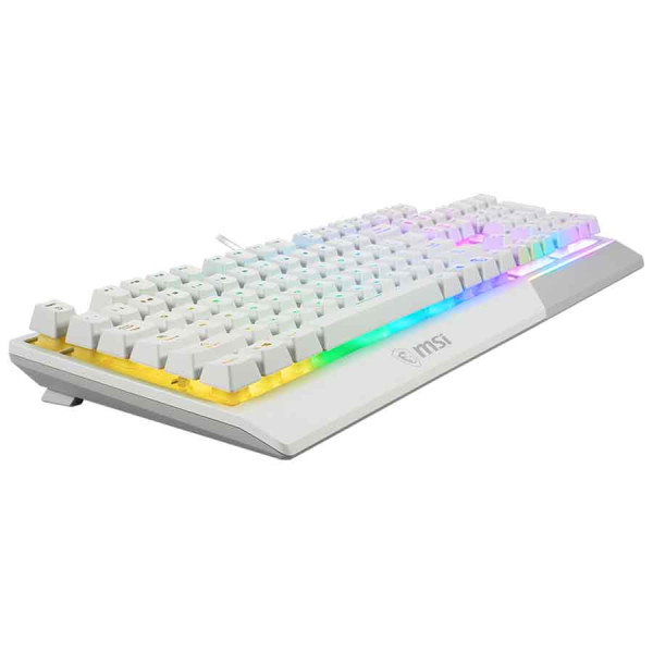MSI Vigor GK30 RGB Gaming Keyboard Arabic Layout - WHITE MSI Vigor GK30 RGB Gaming Keyboard Arabic Layout - WHITE