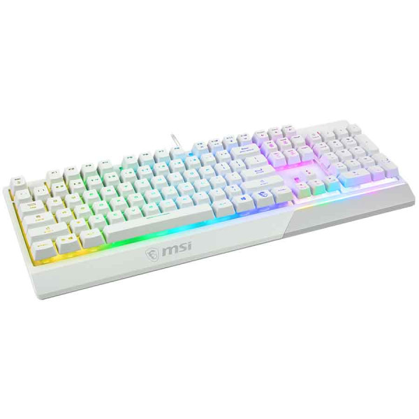 MSI Vigor GK30 RGB Gaming Keyboard Arabic Layout - WHITE MSI Vigor GK30 RGB Gaming Keyboard Arabic Layout - WHITE