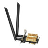 EP-9651GS كرت شبكة داخلي AX210 بمنفذ PCIe من EDUP يدعم وايفاي 6 إي ثلاثي النطاق و بلوتوث 5.2 EP-9651GS كرت شبكة داخلي AX210 بمنفذ PCIe من EDUP يدعم وايفاي 6 إي ثلاثي النطاق و بلوتوث 5.2