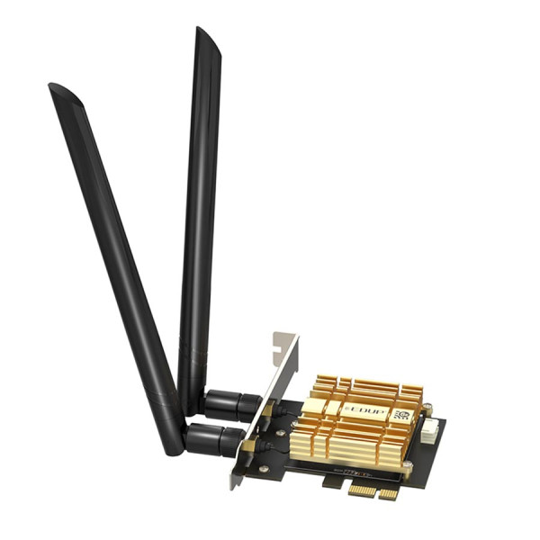 EP-9651GS كرت شبكة داخلي AX210 بمنفذ PCIe من EDUP يدعم وايفاي 6 إي ثلاثي النطاق و بلوتوث 5.2 EP-9651GS كرت شبكة داخلي AX210 بمنفذ PCIe من EDUP يدعم وايفاي 6 إي ثلاثي النطاق و بلوتوث 5.2