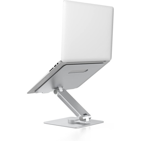 UPERGO ALUMINUM HEIGHT ADJUSTABLE LAPTOP STAND – Silver