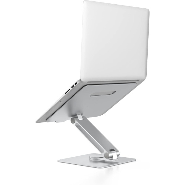 UPERGO ALUMINUM HEIGHT ADJUSTABLE LAPTOP STAND – Silver UPERGO ALUMINUM HEIGHT ADJUSTABLE LAPTOP STAND – Silver