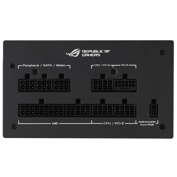 Asus Rog Strix 750w Fully Mod Atx 3.0 Power Supply Aura Edition - Gold