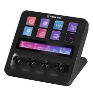 Elgato Stream Deck + Control surface, 8 customizable LCD keys, 4 multifunction 360° rotary dials, Integrated LCD touch panel, USB-C - BLACK