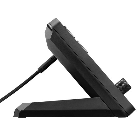 لوحة تحكم +ELGATO Stream Deck, مخصصة لصناع المحتوى, 8 مفاتيح LCD قابلة للتخصيص, 4 مقابض تحكم دوّارة بزاوية 360°,  لوحة لمس LCD مدمجة, توصيل USB-C - أسود