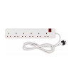 LEGRAND Power Extension Cord 6 Ways 3M -White LEGRAND Power Extension Cord 6 Ways 3M -White