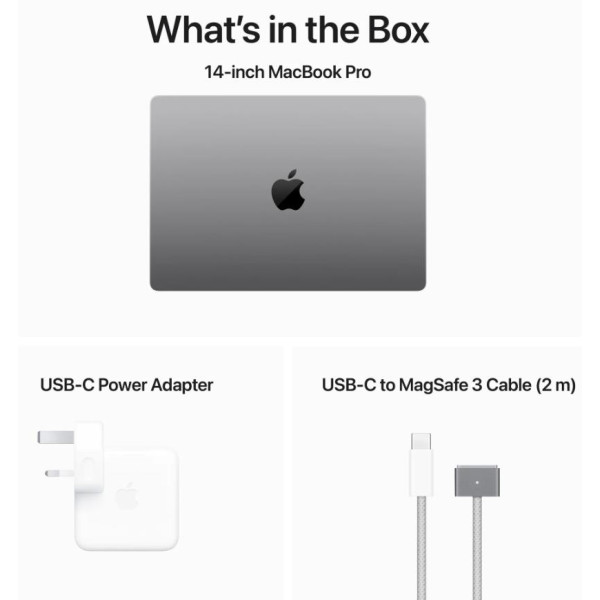 Apple 14.2 inch Macbook Pro 2023 M3 8GB Ram 1TB - Space Gray Apple 14.2 inch Macbook Pro 2023 M3 8GB Ram 1TB - Space Gray