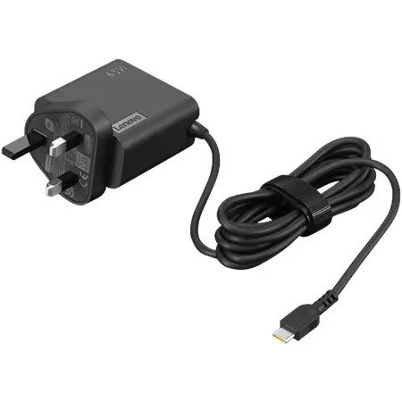 لينوفو شاحن جداري بقوة 65 واط برأس ثلاثي يدعم منفذ USB-C - طول الكبل 170 سم لينوفو شاحن جداري بقوة 65 واط برأس ثلاثي يدعم منفذ USB-C - طول الكبل 170 سم