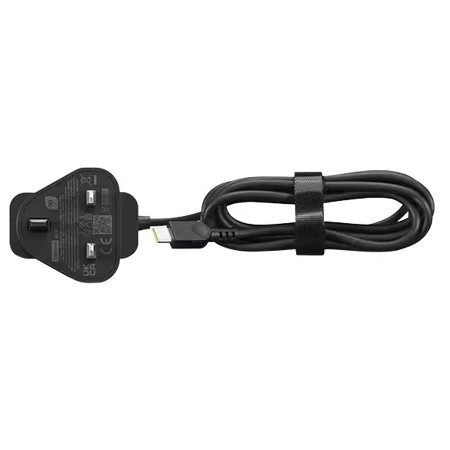 لينوفو شاحن جداري بقوة 65 واط برأس ثلاثي يدعم منفذ USB-C - طول الكبل 170 سم لينوفو شاحن جداري بقوة 65 واط برأس ثلاثي يدعم منفذ USB-C - طول الكبل 170 سم