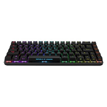 Wired Gaming Keyboard ASUS ROG Falchion Ace M602, 65% compact ACE 65% English / Arabic keys ,Rog NX Red SWITCH - AURA - Black