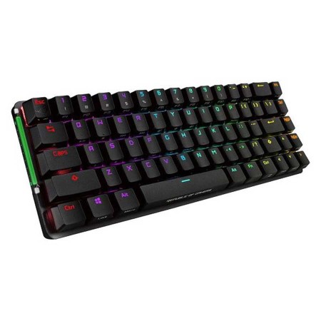 Wired Gaming Keyboard ASUS ROG Falchion Ace M602, 65% compact ACE 65% English / Arabic keys ,Rog NX Red SWITCH - AURA - Black