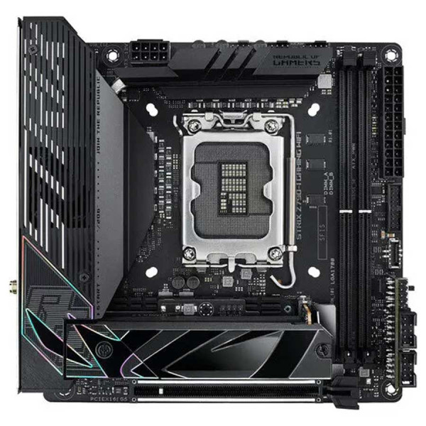 ASUS ROG STRIX Z790-I Gaming WIFI (AURA) DDR5 Motherboard ASUS ROG STRIX Z790-I Gaming WIFI (AURA) DDR5 Motherboard
