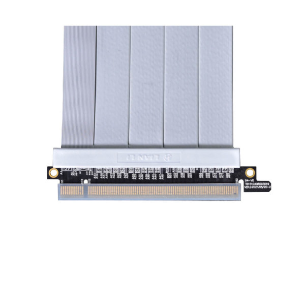 LIAN LI 600mm PCI-e 4.0 Riser Cable - White LIAN LI 600mm PCI-e 4.0 Riser Cable - White