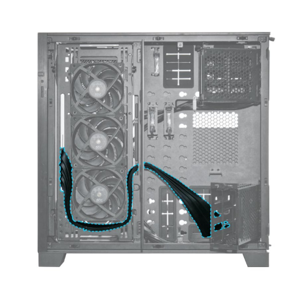 LIAN LI 900mm PCI-e 4.0 Riser Cable - Black LIAN LI 900mm PCI-e 4.0 Riser Cable - Black
