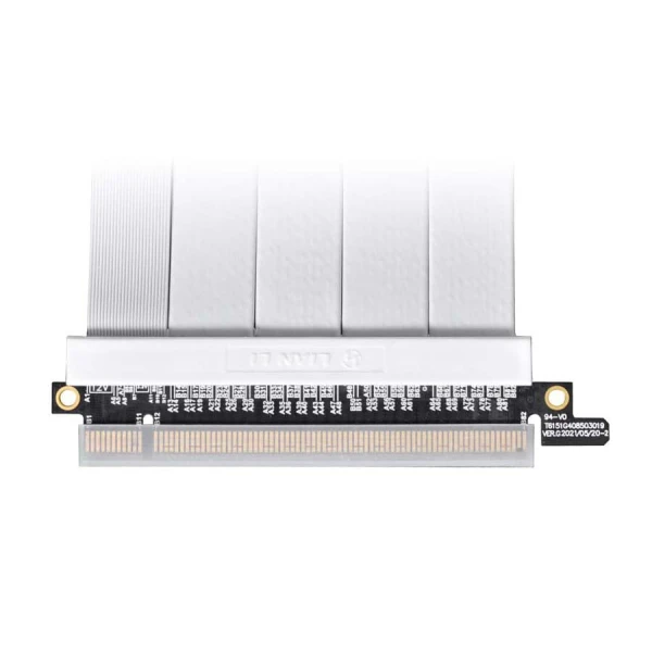 LIAN LI 900mm PCI-e 4.0 Riser Cable - White LIAN LI 900mm PCI-e 4.0 Riser Cable - White