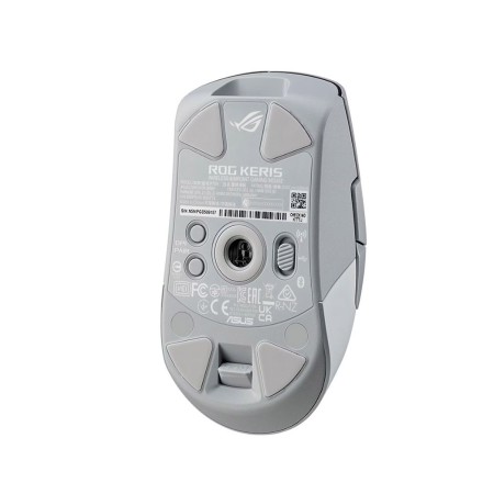 Wireless Gaming Mouse ASUS ROG Keris AimPoint P709 – Wireless 2.4 GHz, Bluetooth 5.1, or wired USB‑C , up to 36,000 DPI, lightweight at approximately 75 g, 5 programmable buttons – White