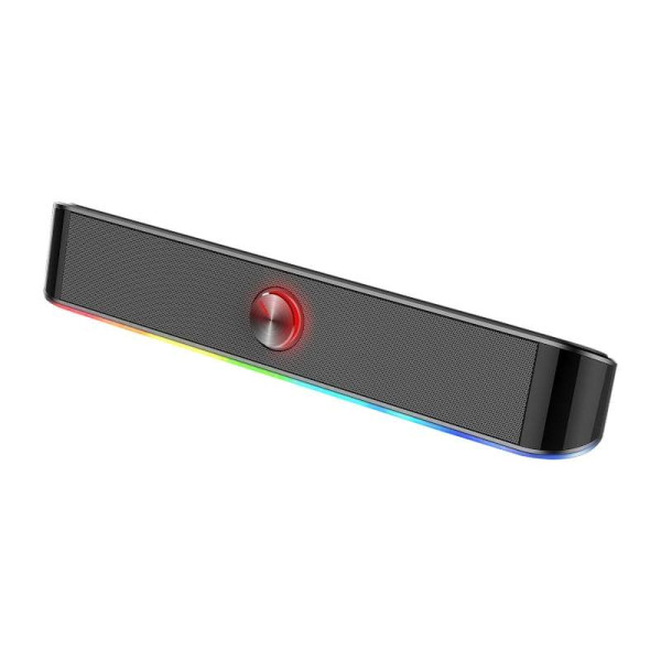 ريد دراقون آديموس GS560 مكبر صوت خارجي ستيريو شريط اضاءة سفلي وصلة USB للطاقة مع وصلة 3.5 ملم للصوت ريد دراقون آديموس GS560 مكبر صوت خارجي ستيريو شريط اضاءة سفلي وصلة USB للطاقة مع وصلة 3.5 ملم للصوت