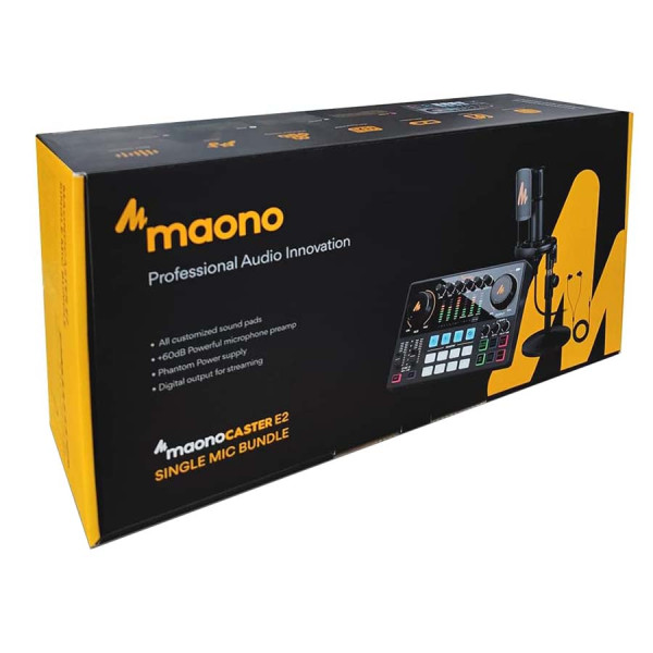 maono CASTER E2 AME2A Integrated Audio Production Studio - Single MIC Bundle maono CASTER E2 AME2A Integrated Audio Production Studio - Single MIC Bundle