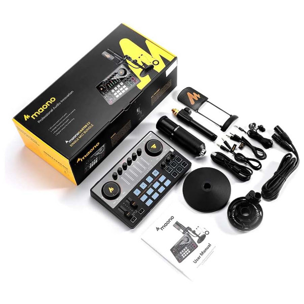 maono CASTER E2 AME2A Integrated Audio Production Studio - Single MIC Bundle maono CASTER E2 AME2A Integrated Audio Production Studio - Single MIC Bundle