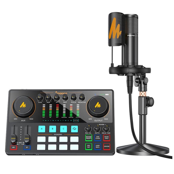 maono CASTER E2 AME2A Integrated Audio Production Studio - Single MIC Bundle maono CASTER E2 AME2A Integrated Audio Production Studio - Single MIC Bundle
