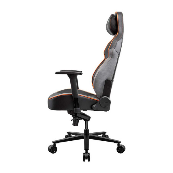 COUGAR NXSYS AERO Integrated 200mm RGB Fan, Breathable PVC Leather Gaming Chair - Black / Orange COUGAR NXSYS AERO Integrated 200mm RGB Fan, Breathable PVC Leather Gaming Chair - Black / Orange