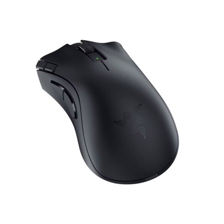 RAZER DeathAdder V2 X Hyperspeed Wireless Gaming Mouse , 2.4GHz and BT, 14,000 DPI optical 5G sensor, 7 buttons, 100% PTFE - BLACK RAZER DeathAdder V2 X Hyperspeed Wireless Gaming Mouse , 2.4GHz and BT, 14,000 DPI optical 5G sensor, 7 buttons, 100% PTFE - BLACK