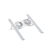 WIWU S400 PRO Aluminum Adjustable Laptop Stand With 2X Fan - Grey WIWU S400 PRO Aluminum Adjustable Laptop Stand With 2X Fan - Grey