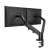 GAMEON GO-5350 Dual Monitor Arm (17 inch - 32 inch) Each Arm Up To 9 KG - Black GAMEON GO-5350 Dual Monitor Arm (17 inch - 32 inch) Each Arm Up To 9 KG - Black