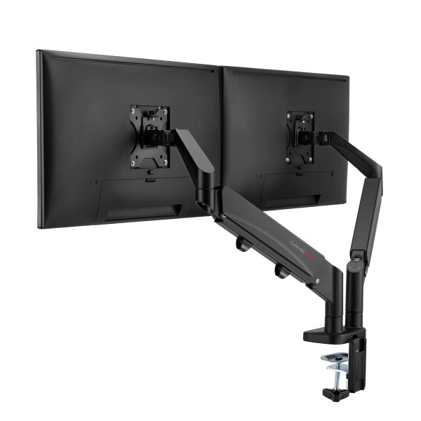 GAMEON GO-5350 Dual Monitor Arm (17 inch - 32 inch) Each Arm Up To 9 KG - Black GAMEON GO-5350 Dual Monitor Arm (17 inch - 32 inch) Each Arm Up To 9 KG - Black