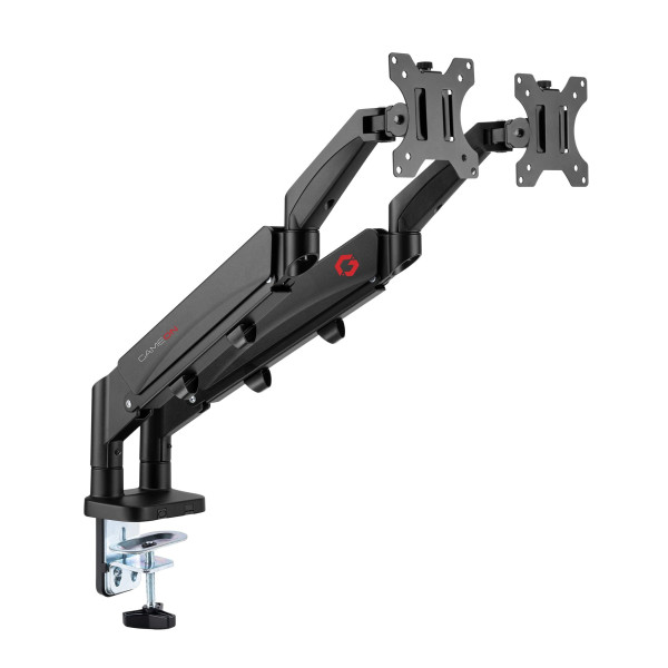 GAMEON GO-5350 Dual Monitor Arm (17 inch - 32 inch) Each Arm Up To 9 KG - Black GAMEON GO-5350 Dual Monitor Arm (17 inch - 32 inch) Each Arm Up To 9 KG - Black
