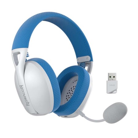 Wireless Gaming Headset REDRAGON IRE PRO H848 ,Tri-mode connectivity ,7.1 virtual surround ,Up to 25 hours battery ,Detachable microphone Wireless Gaming Headset REDRAGON IRE PRO H848 ,Tri-mode connectivity ,7.1 virtual surround ,Up to 25 hours battery ,Detachable microphone