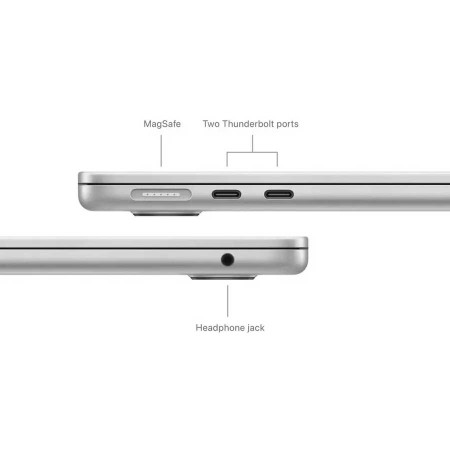 ابل ماك بوك اير 13.6بوصة 512GB - RAM 8GB M3 لابتوب محمول - فضي ابل ماك بوك اير 13.6بوصة 512GB - RAM 8GB M3 لابتوب محمول - فضي