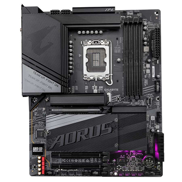 مذربورد جيجابايت Z790 اوروس ايليت اكس DDR5 AX تدعم وايفاي 6E مذربورد جيجابايت Z790 اوروس ايليت اكس DDR5 AX تدعم وايفاي 6E