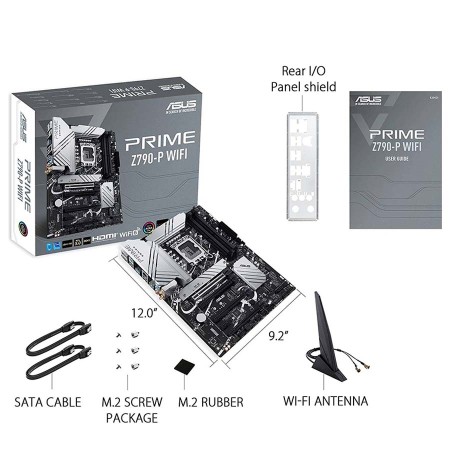ASUS PRIME Z790-P WIFI Motherboard - PCIe 5.0 - LGA1700 Socket - DDR5 RAM