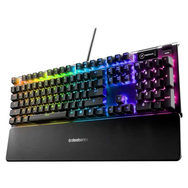 SteelSeries APEX 5 Hybrid Mechanical Gaming Keyboard OLED Display - Hybrid Blue Switch SteelSeries APEX 5 Hybrid Mechanical Gaming Keyboard OLED Display - Hybrid Blue Switch